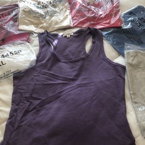 Purple XL cotton bodysuit new.